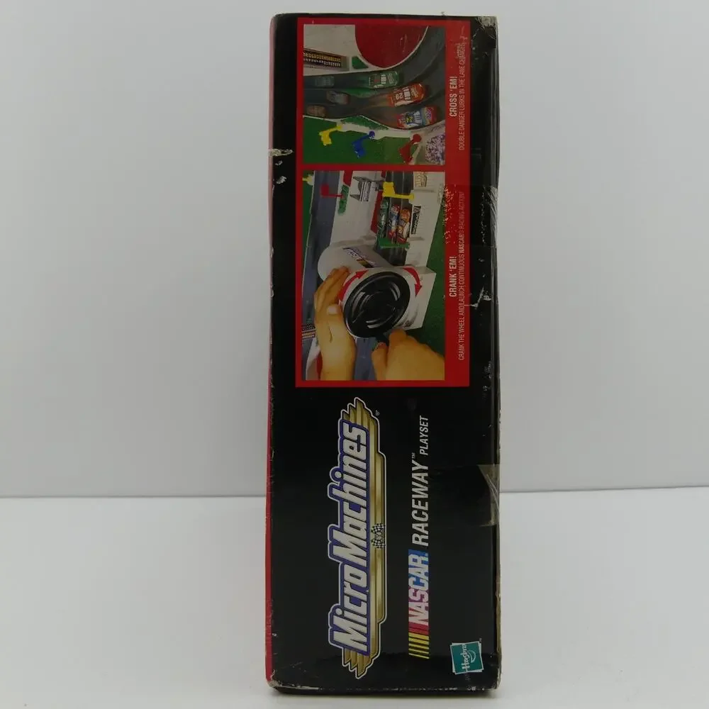 VTG 1999 Micro Machines NASCAR Raceway Playset Winners Circle Hasbro w/ Box